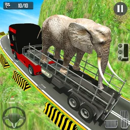 Animal transport Truck game 3d icon